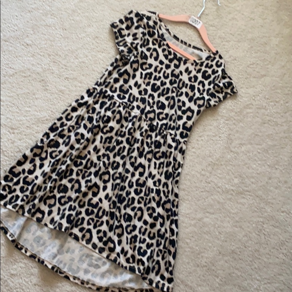 Cotton leopard dress